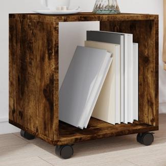 vidaXL Rollschrank Räuchereiche 37x33x42,5 cm Holzwerkstoff 853132