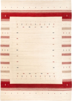 Morgenland Gabbeh Teppich - Loribaft Softy - Aurora Flair - rechteckig - 290 x 190 - Beige
