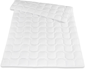 Traumhaft gut schlafen Softline - Steppbett, verschiedene Wärmestufen, Allergikergeeignet, Ausführung: Leicht-Steppbett, Größe: 155x220 cm