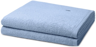 Ross Vita 2 tlg. Frottier-Set - 2 X Duschtuch (70 X 140cm) - 520 g/m2 - Himmelblau