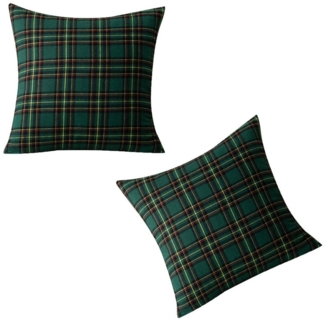 BTTO Kissenhüllen Weihnachten Kissenbezug 45X45cm, 1/2/4er Set Kissenhülle Schneeflocke, (02 Stück), Kunstfell Kuschelkissen, für Sofa Couch Wohnzimmer 30X50cm