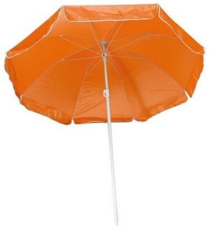 Macma Sonnenschirm Strandschirm / Sonnenschirm / stufenlos verstellbar / Farbe: orange