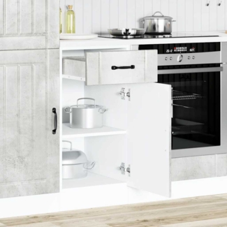 vidaXL Küchen-Unterschrank Lucca Betongrau Holzwerkstoff 853711