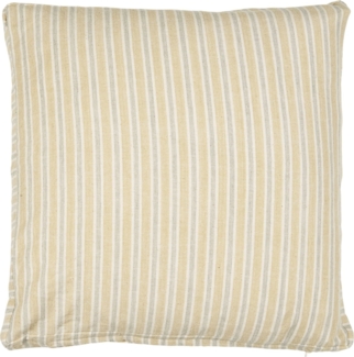 Ib Laursen - Boxkissenbezug Stuhlkissenbezug Kissenbezug Streifen Natur 66147-30