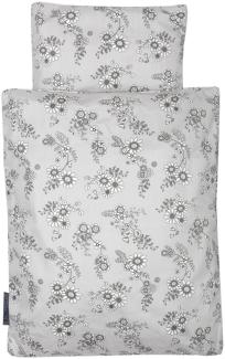 Smallstuff Flower Garden Bettdecke Grey Grau