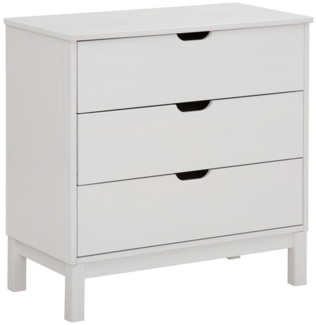 Home affaire Kommode Post, aus massivem Kiefernholz, mit Stauraummöglichkeiten, Breite 76 cm