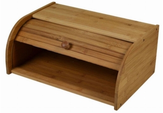 sesua Brotkasten Bambus Brotkasten Brotkiste Brotbox Holz Brotaufbewahrung, Bambus