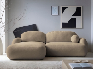 Ecksofa Mojato mit Bettkasten und Schlaffunktion (Farbe: Now or Never 18, Seite: Links)