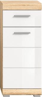 INOSIGN Unterschrank Siena (1-St) Badmöbel Badschrank, 1 Tür, 1 Schubkasten, Breite 37 cm