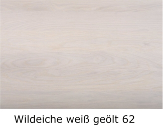 Dico Massivholz Nachttisch Select, Wildeiche 62 Wildeiche weiß geölt