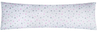 Heubergshop Seitenschläferkissenbezug, (1 Stück), 40x145 cm Sterne in 100% Baumwolle Kinder Bezug Kissenbezug (EW-640/2)