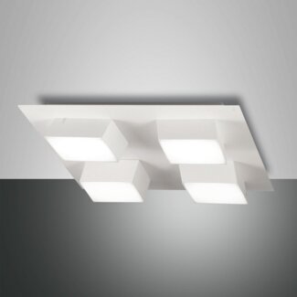 Fabas Luce 3601-84-102 LED Deckenleuchte Lucas weiß 35x35cm
