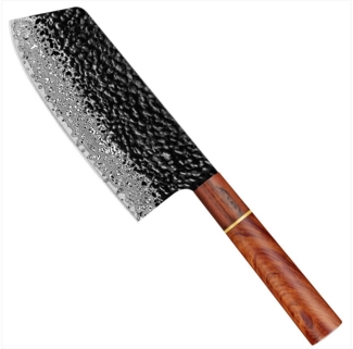 KingLux Hackmesser Damastmesser Hackmesser 67 Schichten Damaststahl Geschenk