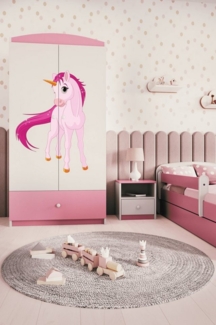 Bjird Kinderkleiderschrank Kleiderschrank Babydreams (4 Einlegeböden und Schublade) 175 x 90 x 52 cm