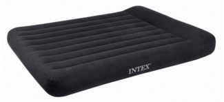 Intex Luftbett 66768 Luftbett "PillowRest Classic" blau 137 x 191 x 23 cm, wasserfeste, beflockte Oberseite
