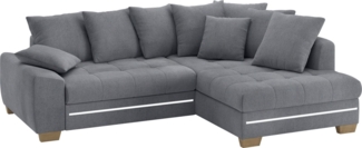 Mr. Couch Ecksofa Nikita II, L-Form, mit Kaltschaum, RGB-LED Beleuchtung, wahlweise mit Bett, Bettkasten