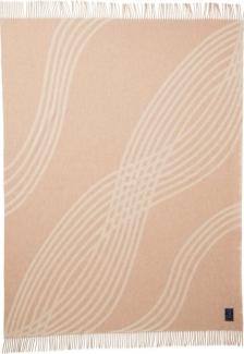 LEXINGTON Überwurf Waves Recycled Wool Jacquard Beige-Off White (130x170 cm) 12414002-2610-TH10