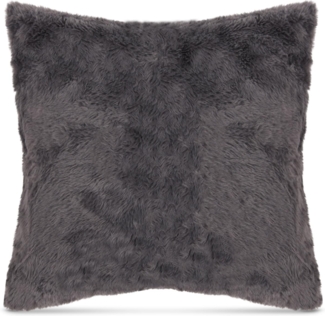Kissenhülle "Faux Rabbit" 45x45cm Anthrazit 45x45 cm