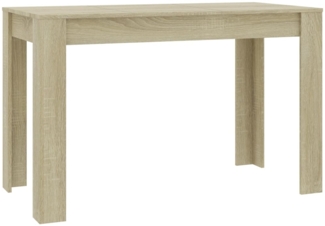vidaXL Esstisch Sonoma-Eiche 120x60x76 cm Holzwerkstoff 800435