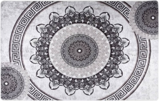 vidaXL Teppich Waschbar 160x230 cm Mehrfarbig Rutschfest [337985]