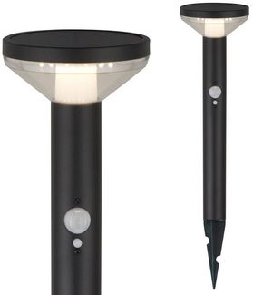 Maclean LED Solarleuchte MCE465 LED-Leuchte mit Sensor 3 Modi, Neutralweiß, Solar Gartenleuchte mit Erdspieß
