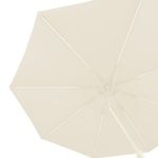 Blumfeldt Calais Sonnenschirm LED Aluminium-Rahmen Polyester-Bespannung UV 50 Beige