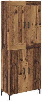 vidaXL Highboard 2 pcs Altholz Holzwerkstoff 3415655