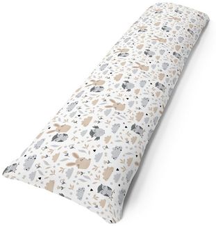 Amilian Seitenschläferkissen 150 cm x 40 cm (Made in EU), Stillkissen, Lagerungskissen, Schwangerschaftskissen zum Schlafen, Pregnancy Pillow, Lagerungskissen mit Bezug