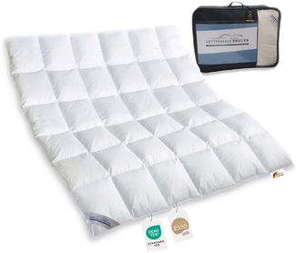 Daunenbett 100% neue premium Daunendecke 200x200 Daunenpass 1190g