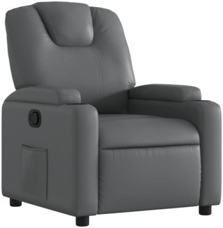 vidaXL Relaxsessel Grau Kunstleder 3205542