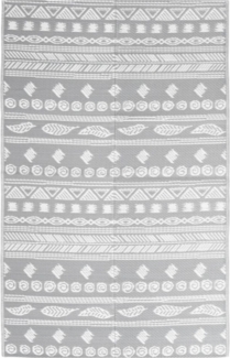 vidaXL Outdoor-Teppich ARAKIL Grau 120x180 cm PP 316970