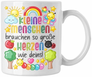 Trendation Tasse Trendation - Erzieherin Tasse Geschenk Danke Dankeschön Abschiedsgesch