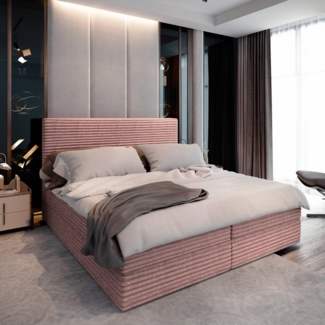 Masseno Boxbett PISA 140x200 cm mit Bonell Matratze und Topper