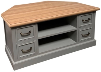 Grafelstein TV-Bank TV-Eckschrank FARMHOUSE grau braun Fernsehschrank Landhausmöbel modern
