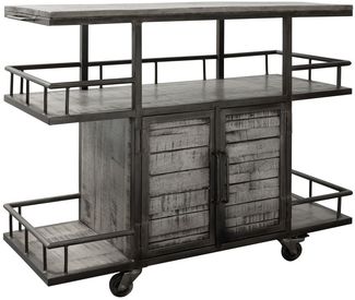 Servierwagen Mango 117x46x94 grau lackiert HEAVY INDUSTRY #167