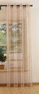 Gardinenbox Gardine, Ösen (1 St), transparent, Polyester, Netz Struktur Netzvorhang 203522