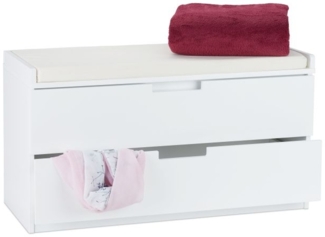 Sitzkommode mit 2 Schubladen