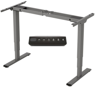 SANODESK Schreibtisch Höhenverstellbares Tischgestell (Mit Memory-Steuerung und Softstart/-Stop), Elektrisch höhenverstellbares Tischgestell, 3-Fach-Teleskop.