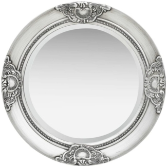 vidaXL Wandspiegel im Barock-Stil 50 cm Silbern 320346