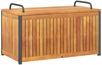 vidaXL Gartenbox 85x45x45/53 cm Massivholz Akazie und Stahl 367608