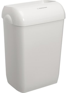 Aquarius Objektpapierkorb 6993 44x28x28cm weiß 2 Stück