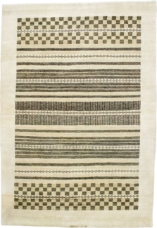 Morgenland Gabbeh Teppich - Loribaft Indus - 199 x 142 cm - beige