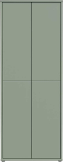 Garderobenschrank Allround / Alice Springs, Holzwerkstoff, Grün, 74 x 192 x 35 cm