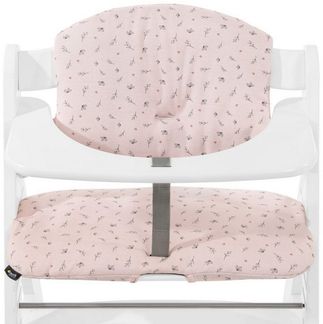 Hauck Highchair Pad Select Hochstuhlkissen Pink Baumwolle Muster Traditioneller Hochstuhl 5-Punkt