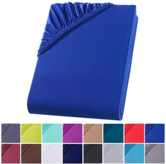 Visaggio Spannbettlaken Mikrofaser Spannbetttuch Bettlaken 90x200 140x200 180x200 200x220, Microfaser, Gummizug: rundum, Boxspringbett Wasserbett, Steghöhe 40 cm für Matratzenhöhen bis 32 cm