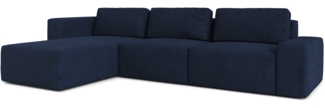 AX LIVING Couch XXL L Form Arkleton Eckcouch Blau 360 cm – Modern L
