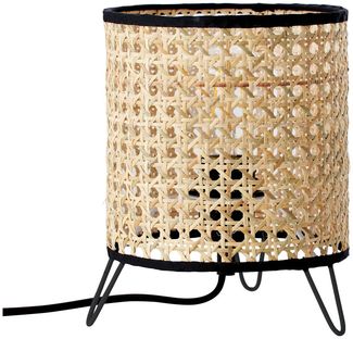Brilliant Leuchten No. 99089-09 LED Tischleuchte Wiley 1-flammig E27 Rattan