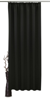 VHG Verdunkelungsvorhang Leon, Kräuselband (1 St), verdunkelnd, Polyester, Verdunklungsvorhang