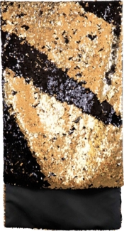Tischläufer "Glow" schwarz/gold
