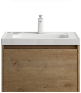 doporro Badmöbel-Set Badezimmermöbel Waschbecken-Unterschrank Waschbecken Salerno